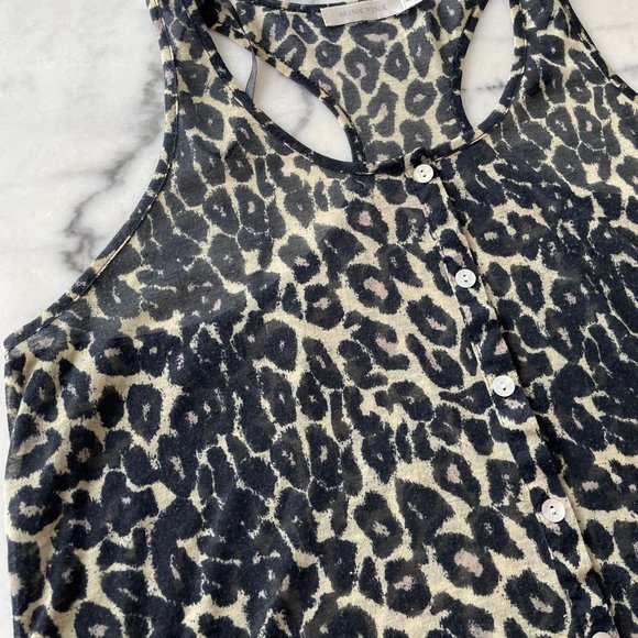 MINKPINK Leopard Print Racerback Sheer Tank - Picture 6 of 13